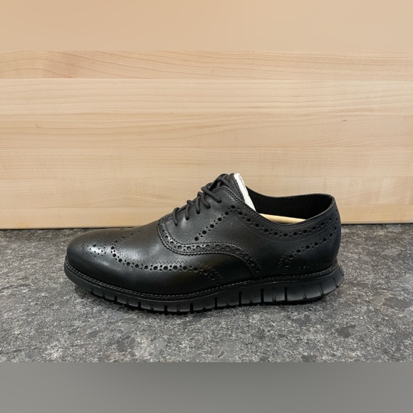 Cole Haan ZeroGrand Wingtip Oxfords - 11.5 WIDE - Black - Picture 5 of 10